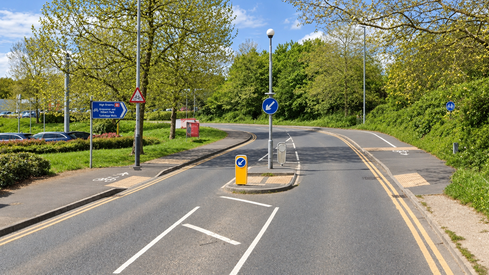 Tunbridge Wells Cycle Route  -  completed scheme